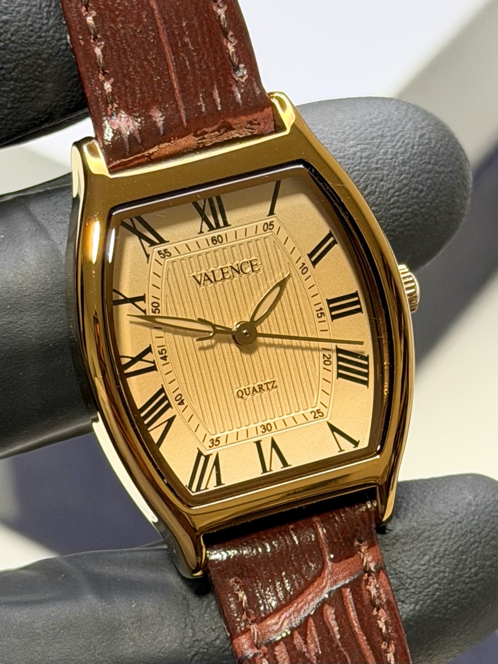 Valance VC084 Tonneau Rose-Gold Roman Numerals 27mm Ladies’ Dress Watch